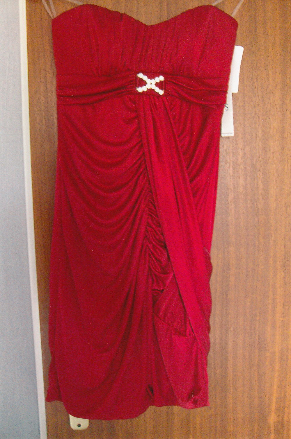 Damenbekleidung Damenkleidung Kleid, rot Gr. S bzw. ca. Gr. 36, neu, nicht getragen