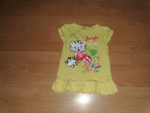 Shirttunika von Kiki & Koko, gelb mit Motiv, Gr. 98
