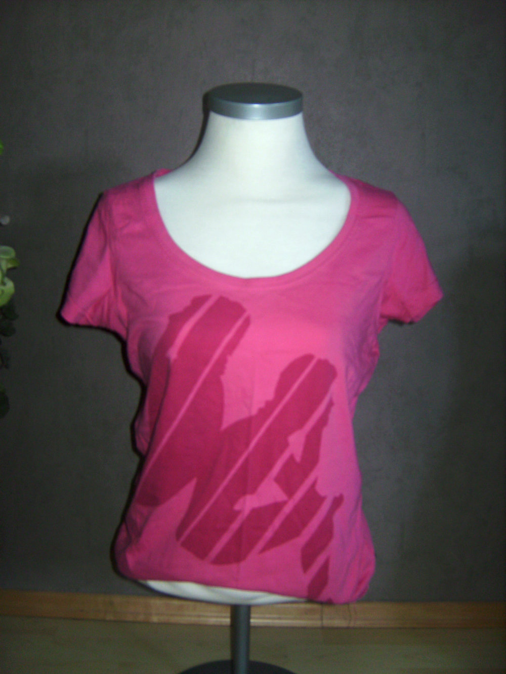 T-shirt, Sportshirt Gr. M, Kappa pink Kurzarm Outdoor Laufshirt Sportiv medium 