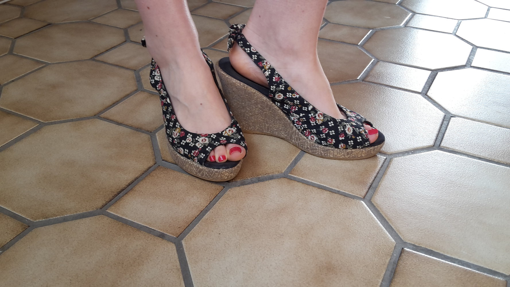 Gr. 38 pep step wedges  Keilabsatz schwarz gothic emo rockabilly 