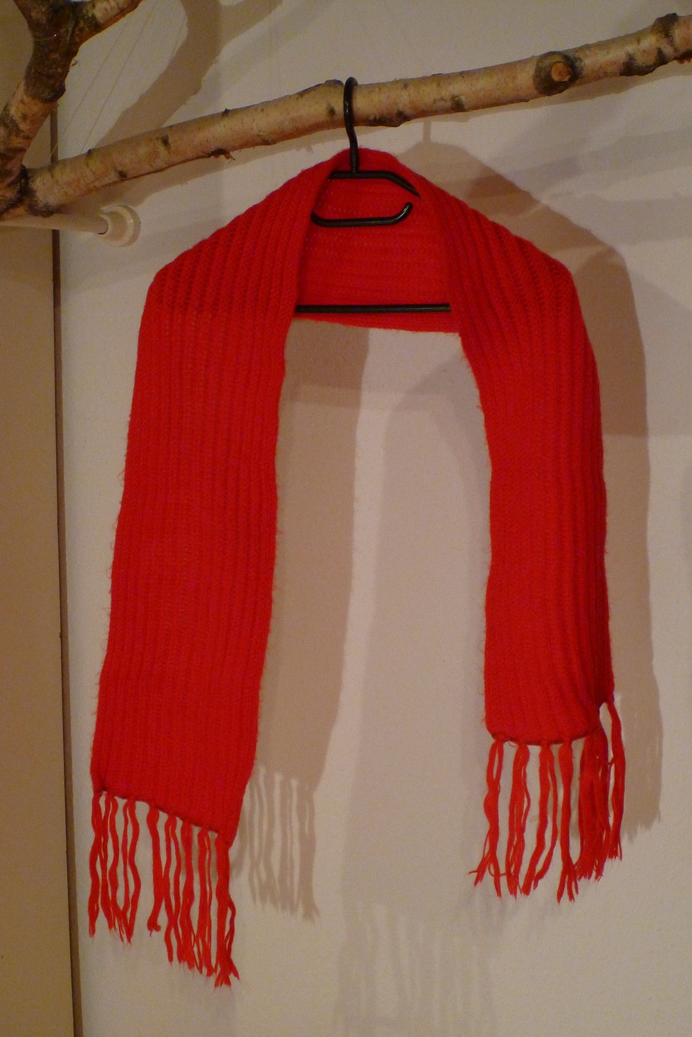 roter Schal