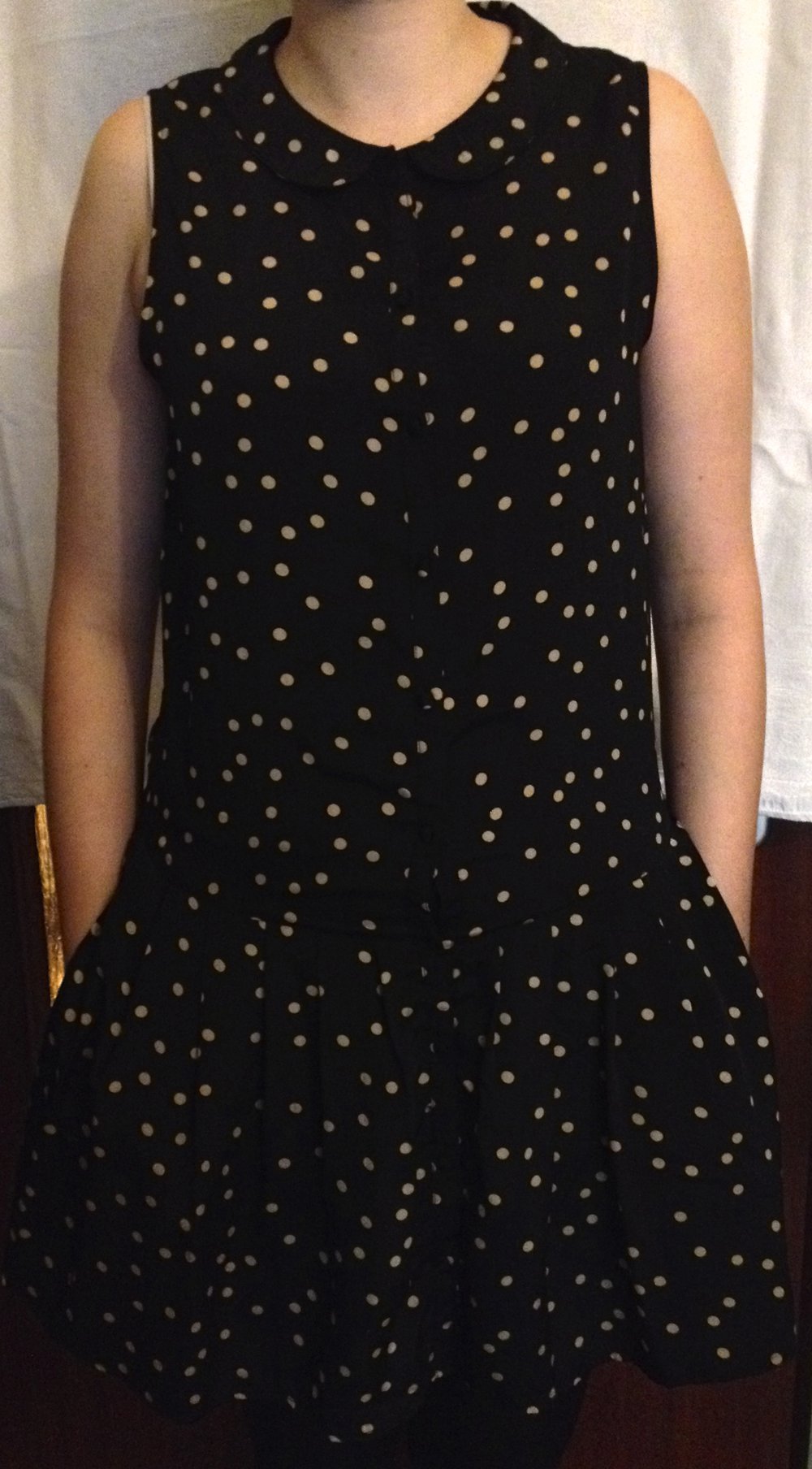 Zara wunderschönes Kleid mit Punkten 