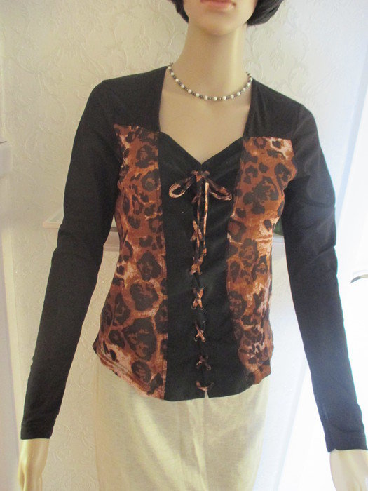 NEU Langarm Longsleeve Animal Leo T- Shirt 