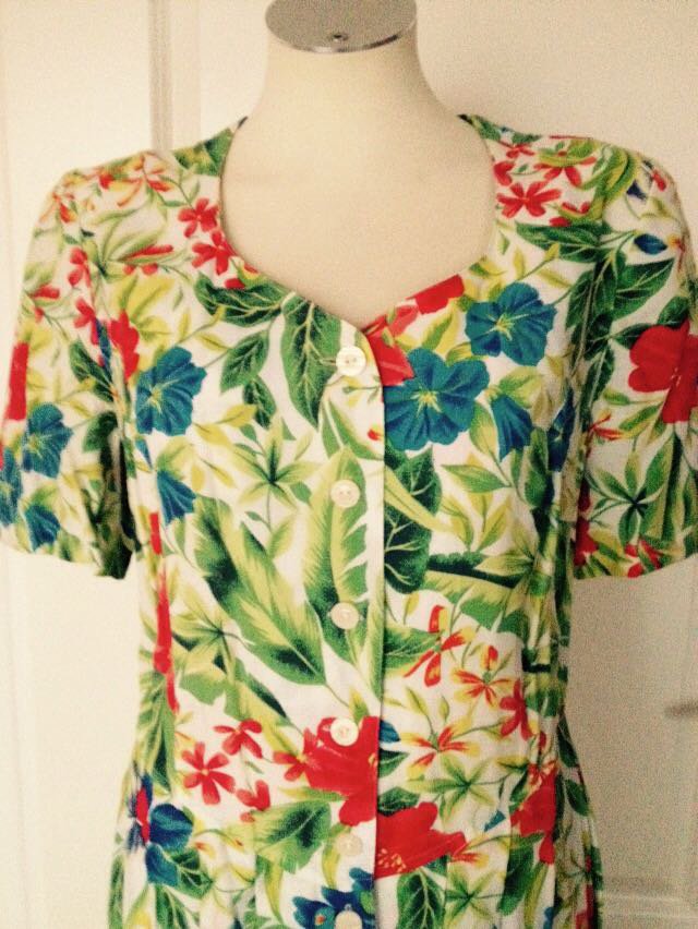 Blümchen Exclusives Design Maxikleid 