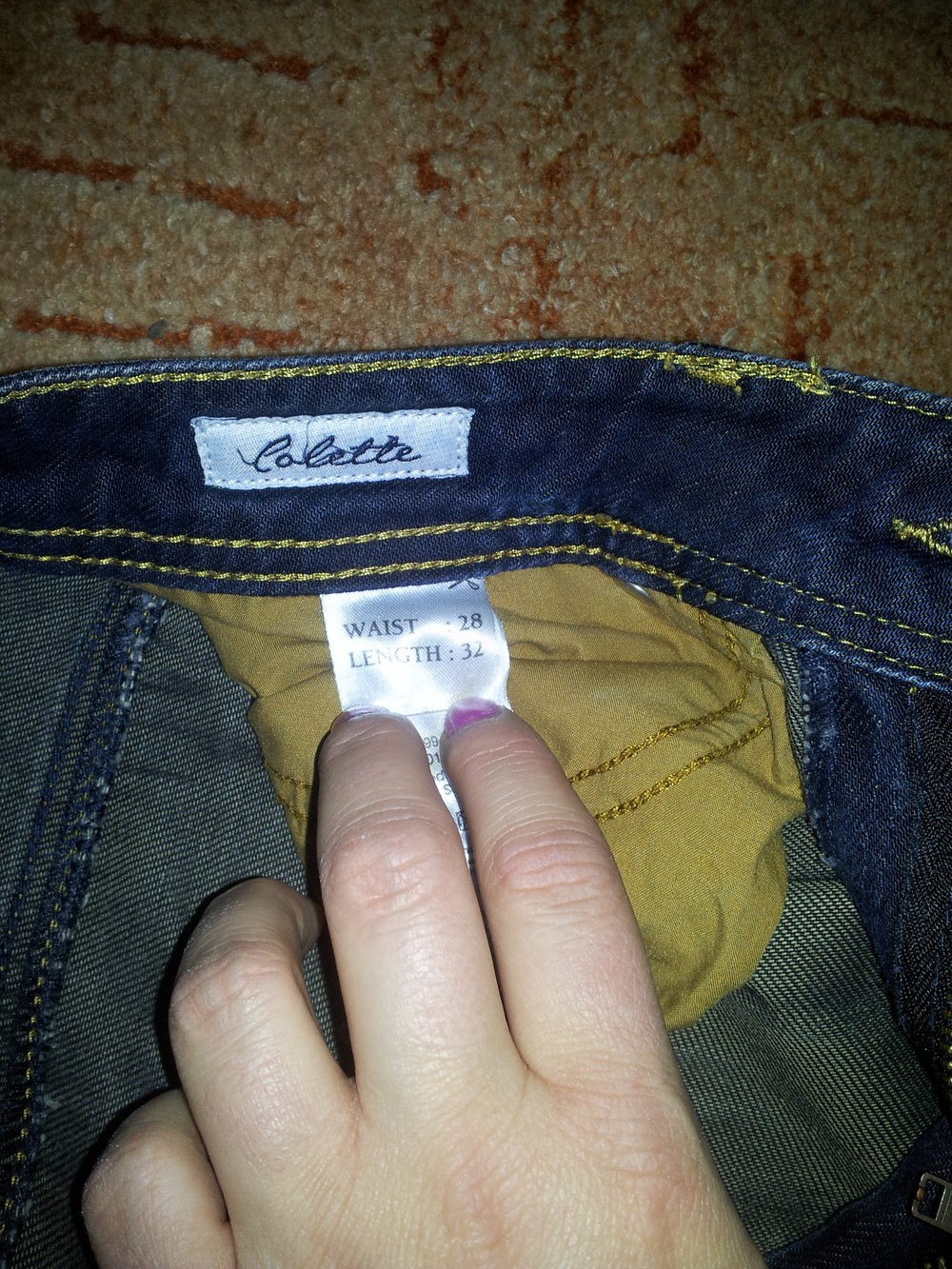  Jeans Hose Bluejeans Soccx W28/L32 dunkelblau 
