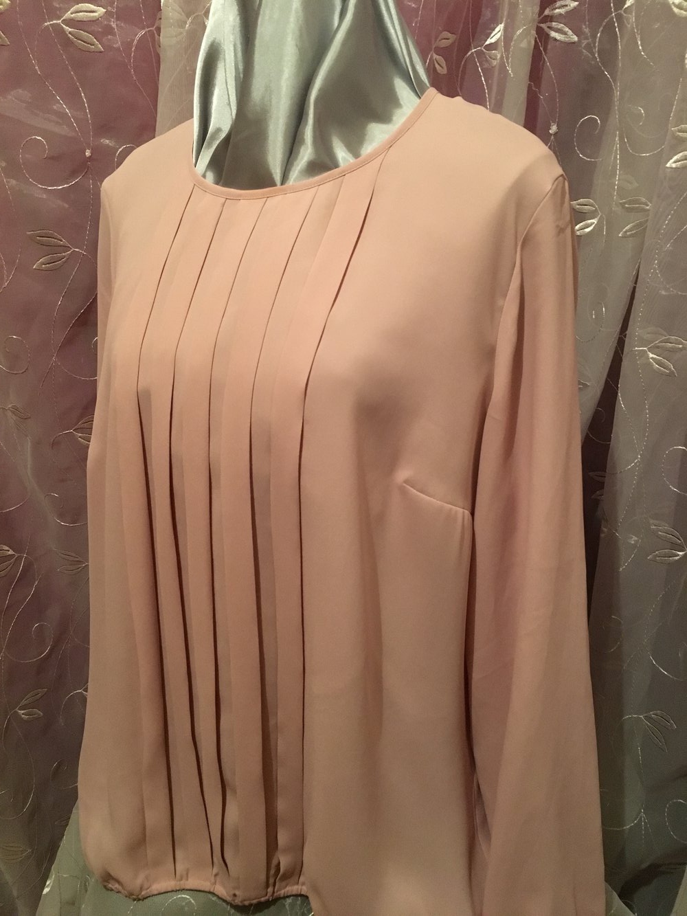 Fein fließende Bluse  in einem zarten rosa