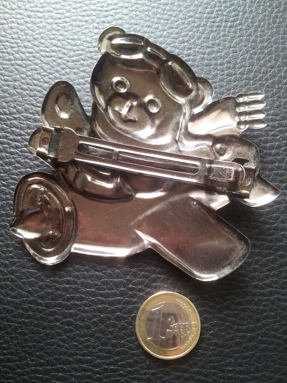 Haarschmuck Haarspange Metall Teddy Bär Flugzeug Flieger