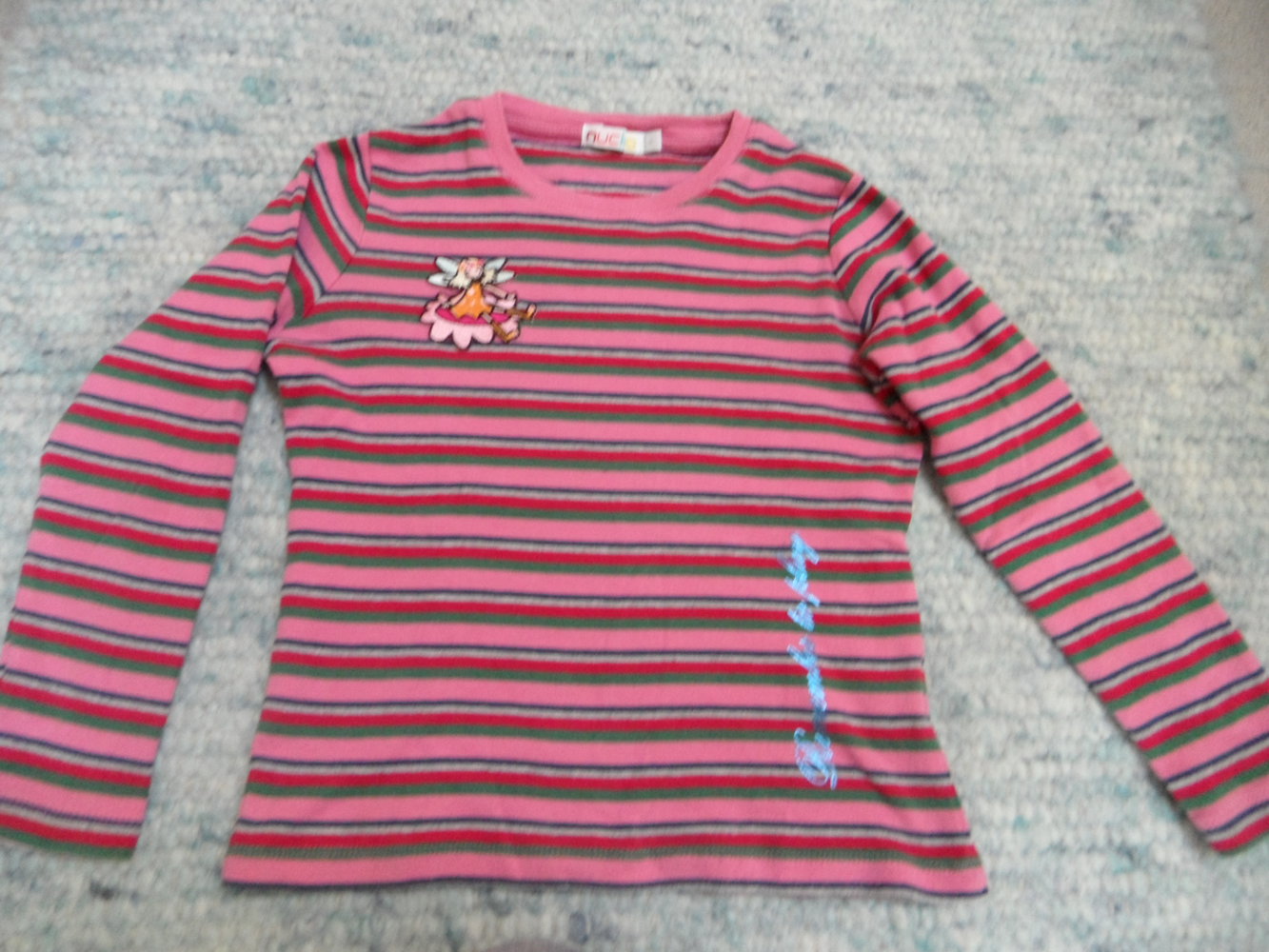 Nucleo Langarmshirt Streifen mit Elfe