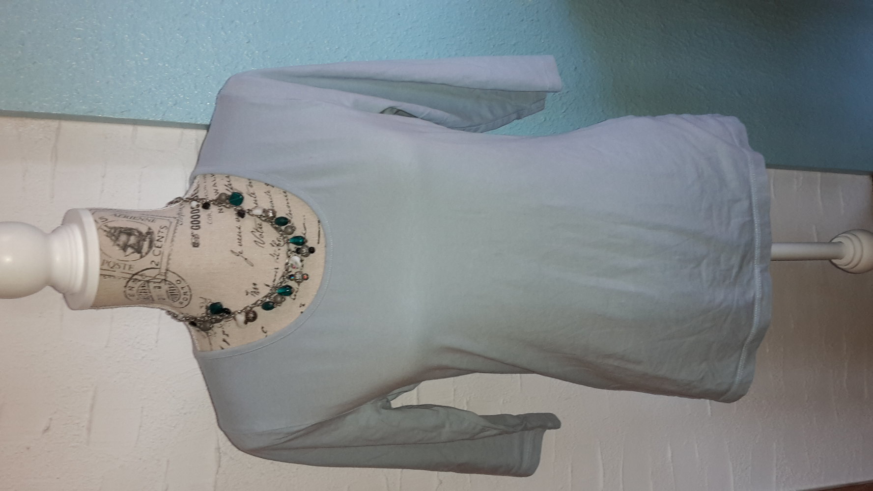 Street One Gr. 40 hellblau himmelblau Sweatshirt 3/4-arm sommer