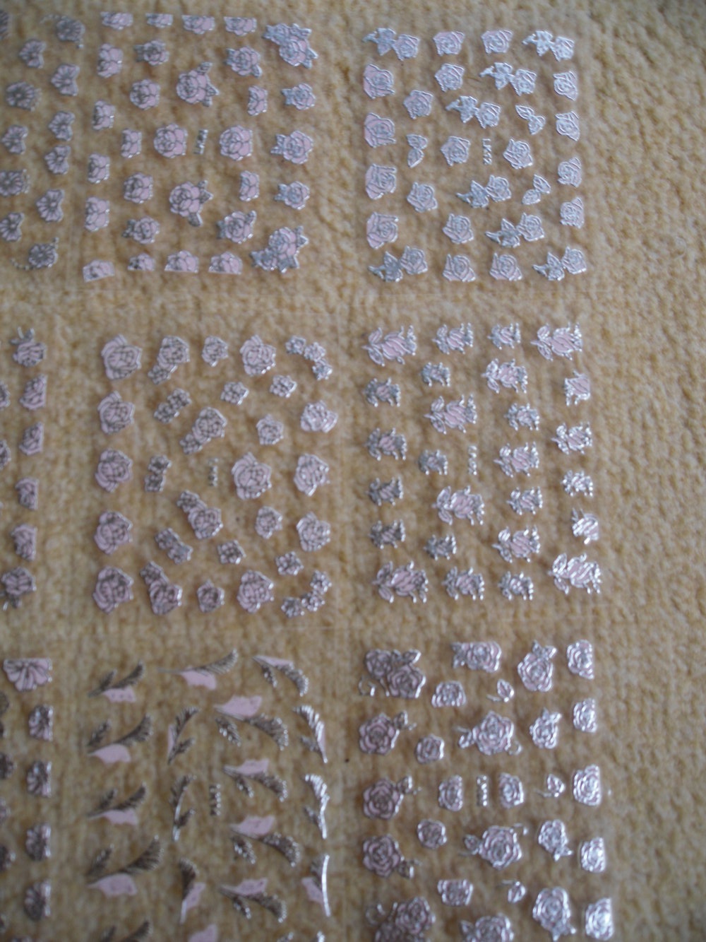 18 Bogen Nagelsticker