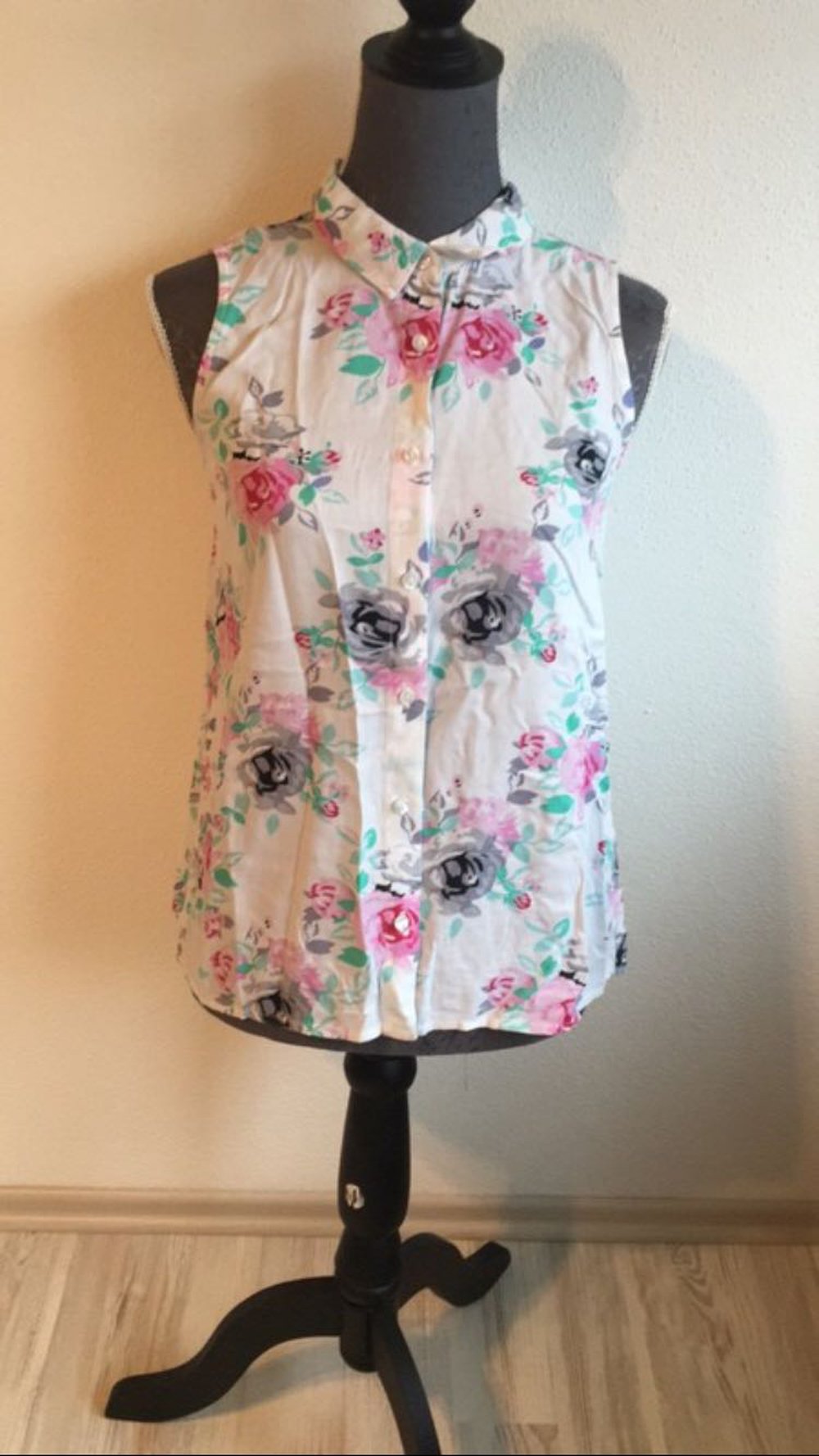 Bluse geblümt - XS