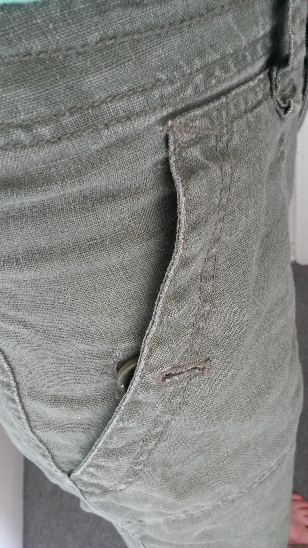 Leinenhose khaki