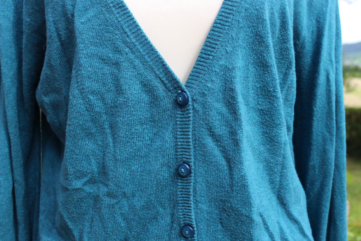 petrol türkisener Cardigan