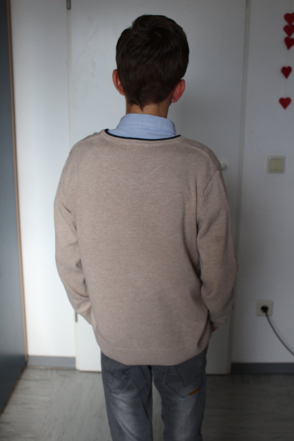383. Pullover von Alive, Gr. 140-146, beige
