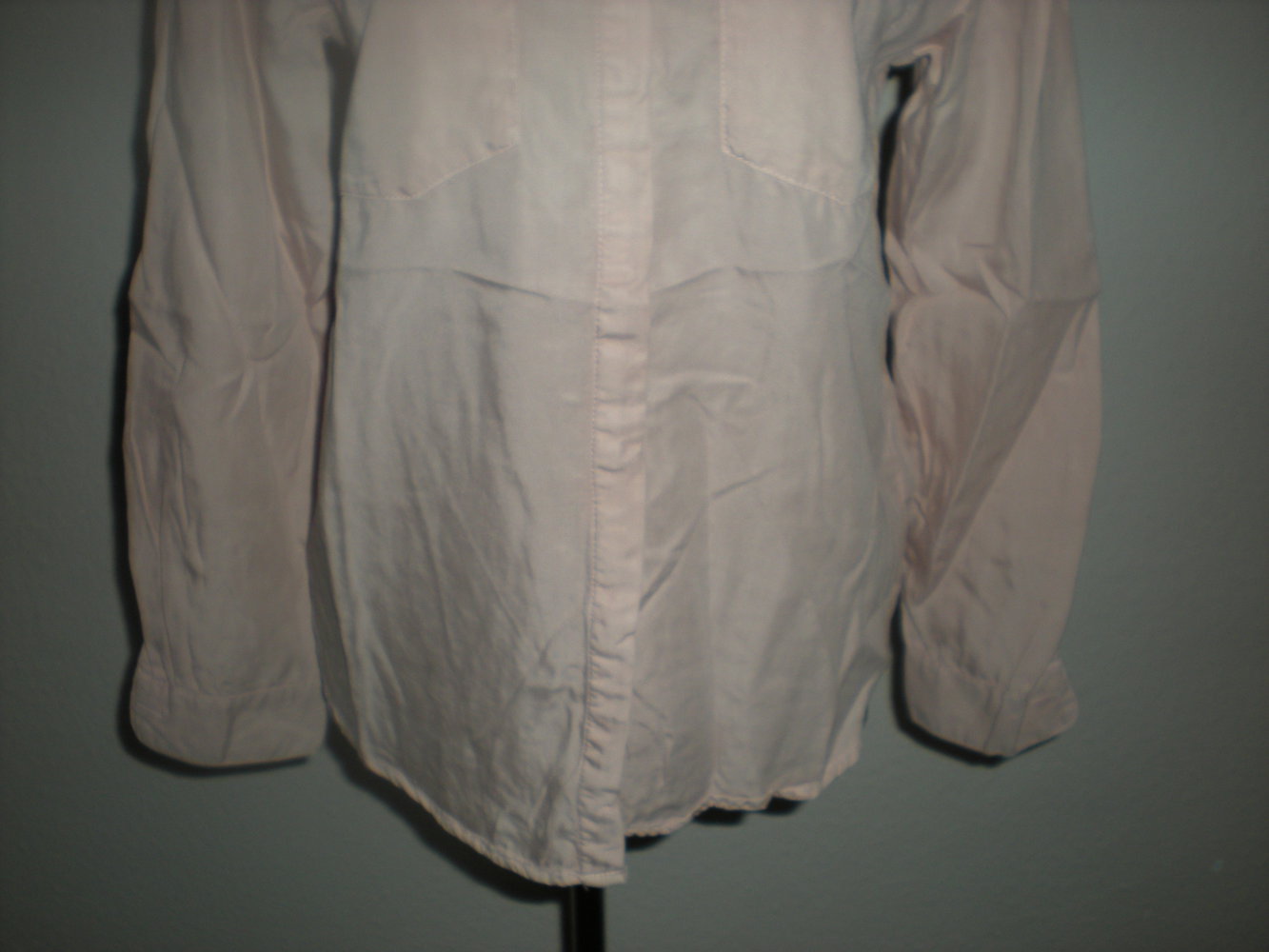 H&M Vokuhila Bluse Hemd Hemdbluse Blusenhemd Gr. S 38 blasses Altrosa