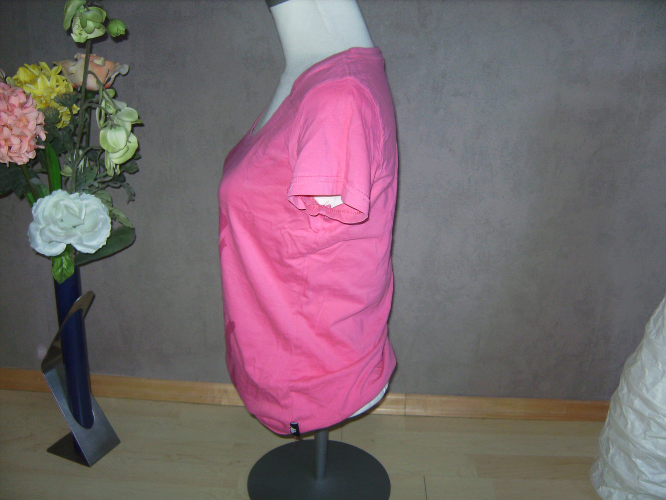 T-shirt, Sportshirt Gr. M, Kappa pink Kurzarm Outdoor Laufshirt Sportiv medium 