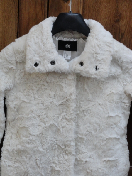 ~* soo süüüsse Webpelzjacke ~* H&M ~* Gr. 146 ~*
