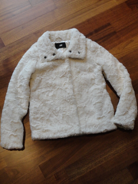 ~* soo süüüsse Webpelzjacke ~* H&M ~* Gr. 146 ~*