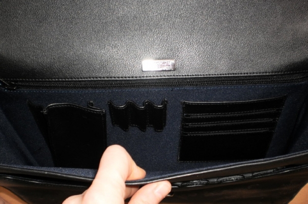 Bodenschatz Bags & More: Aktenmappe als Galaxy-Customunikat mit Glitzersteinen usw.!