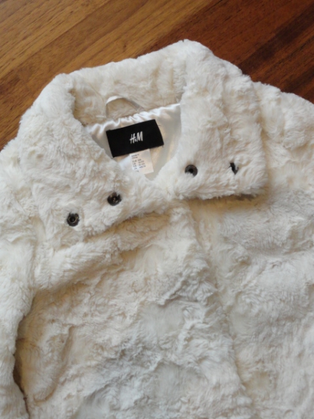 ~* soo süüüsse Webpelzjacke ~* H&M ~* Gr. 146 ~*