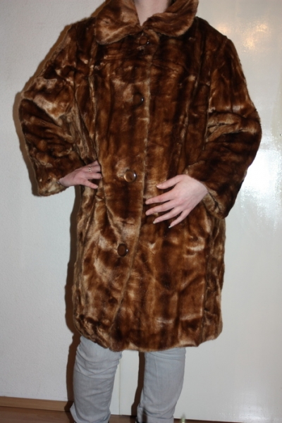 Mantel, Fellimitat, Fellmantel, Pelzmantel, Pelzimitat, Fake-Fur, Webpelz