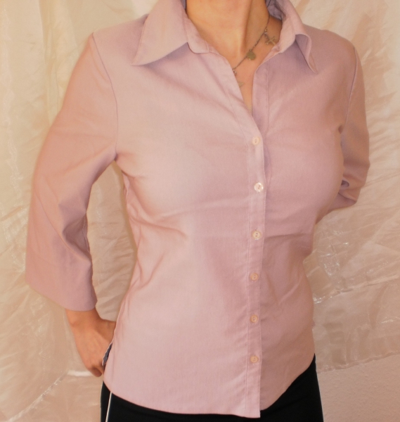 H & M – Blassfliederfarbene elegante Bluse in Gr. 36