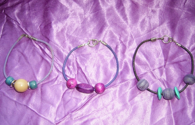Hipanema-Armband Style im 3er Set! 80er Custom-Unikate in schönstem Ethnostyle!