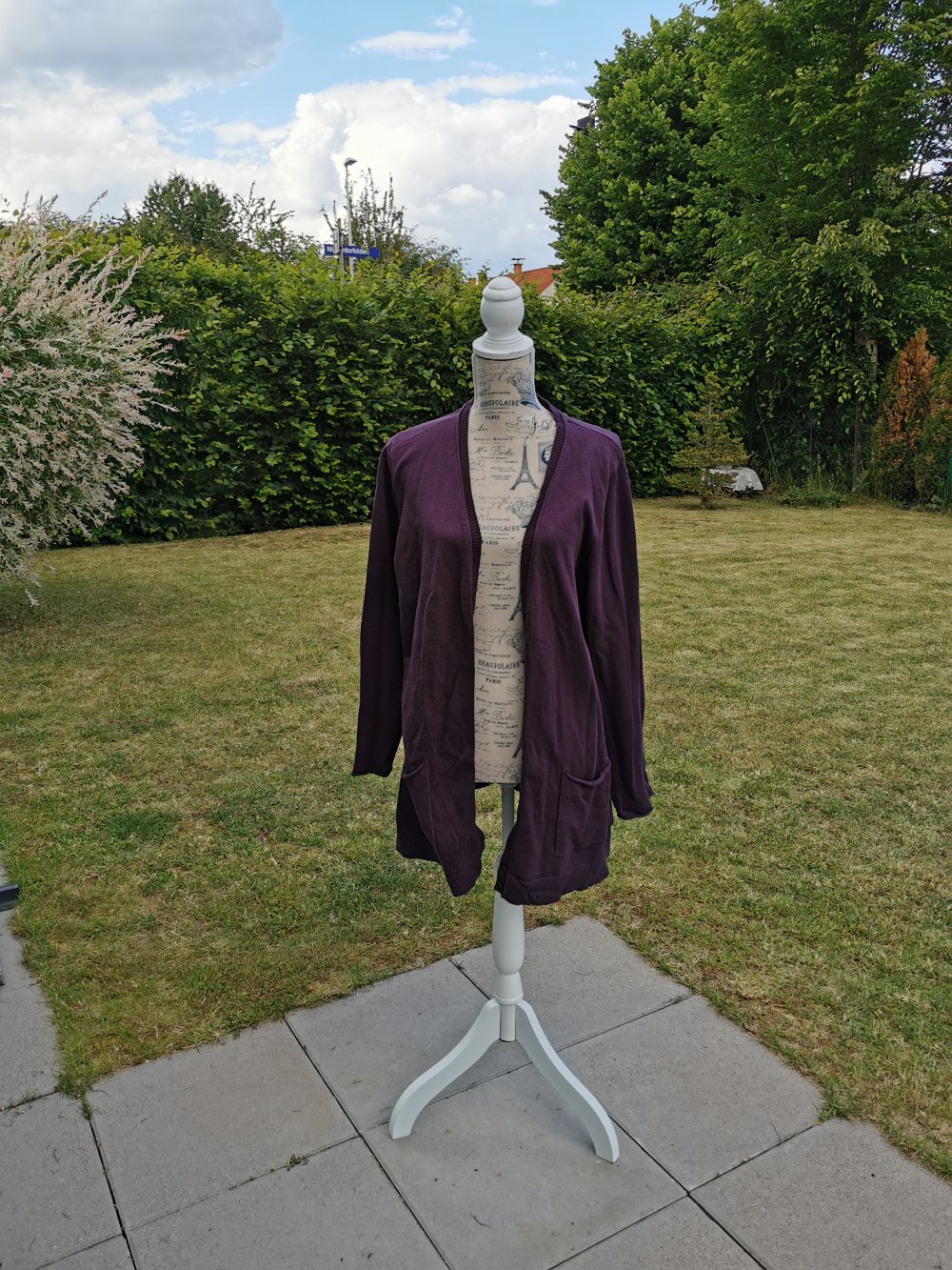 Lila Strickjacke Ulla Popken 