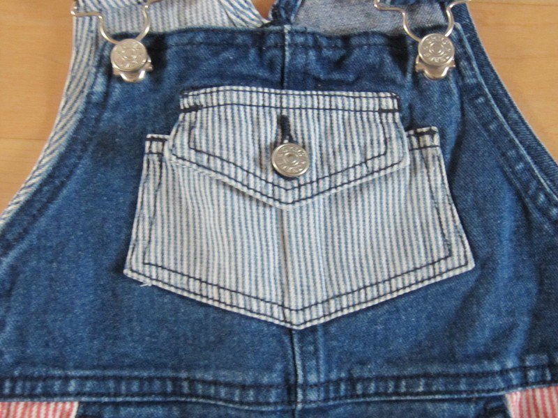 Latzkleid Jeans Gr.98/104 Smily
