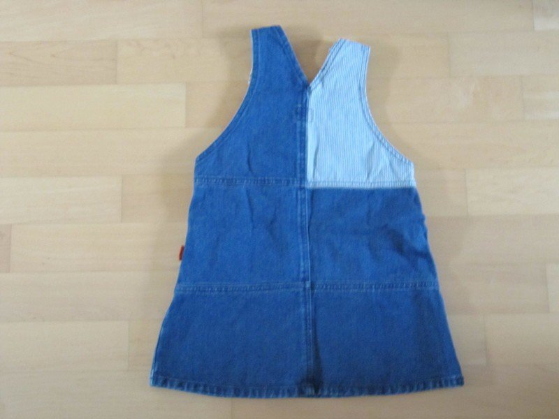 Latzkleid Jeans Gr.98/104 Smily