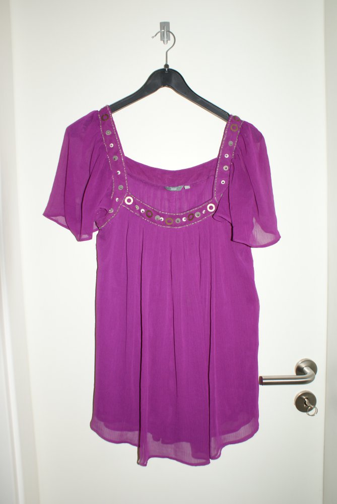 Tolles Tunika Shirt mit Pailletten Gr.16