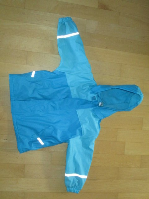 Regenjacke Gr.98/104 gefüttert Kapuze