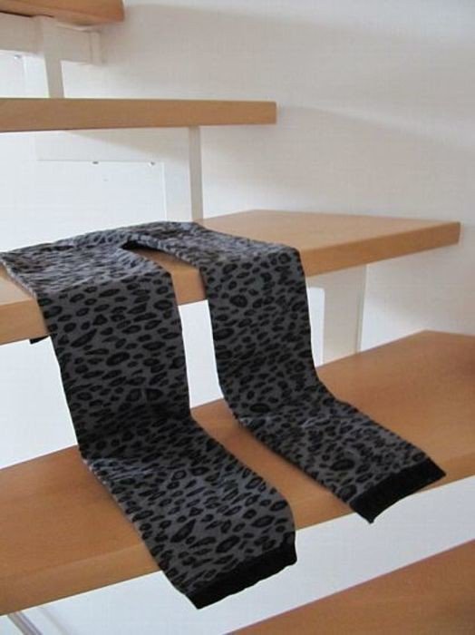 Stützleggins mit Leo Print figurformend skinny