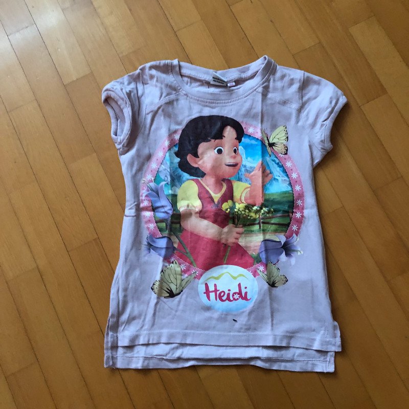T-Shirt Gr. 122 Heidi Druck 