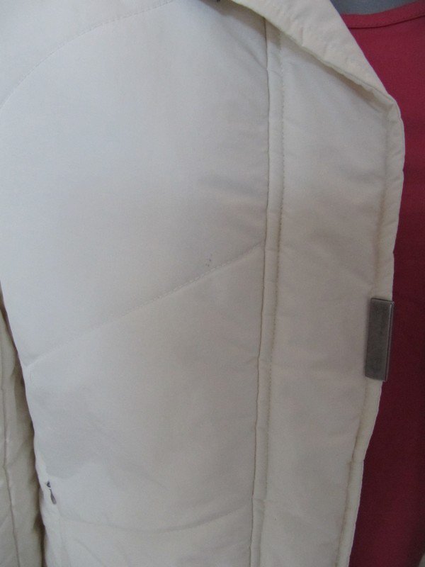 Tolle creme farbene Steppjacke Gr.38