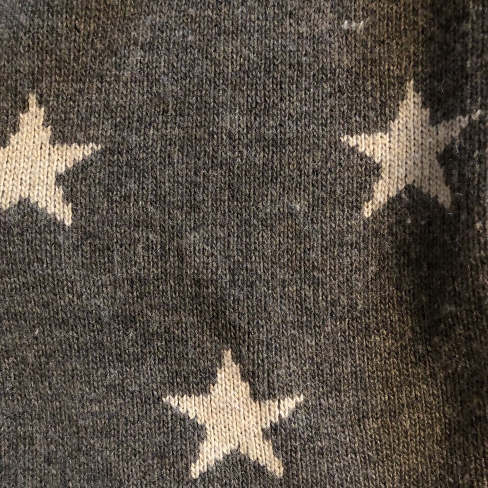 Tolle Strickjacke mit Sternen vintage 