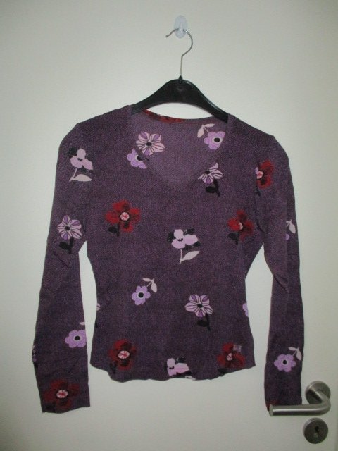 Tolles langarm Shirt Blumen S.Oliver