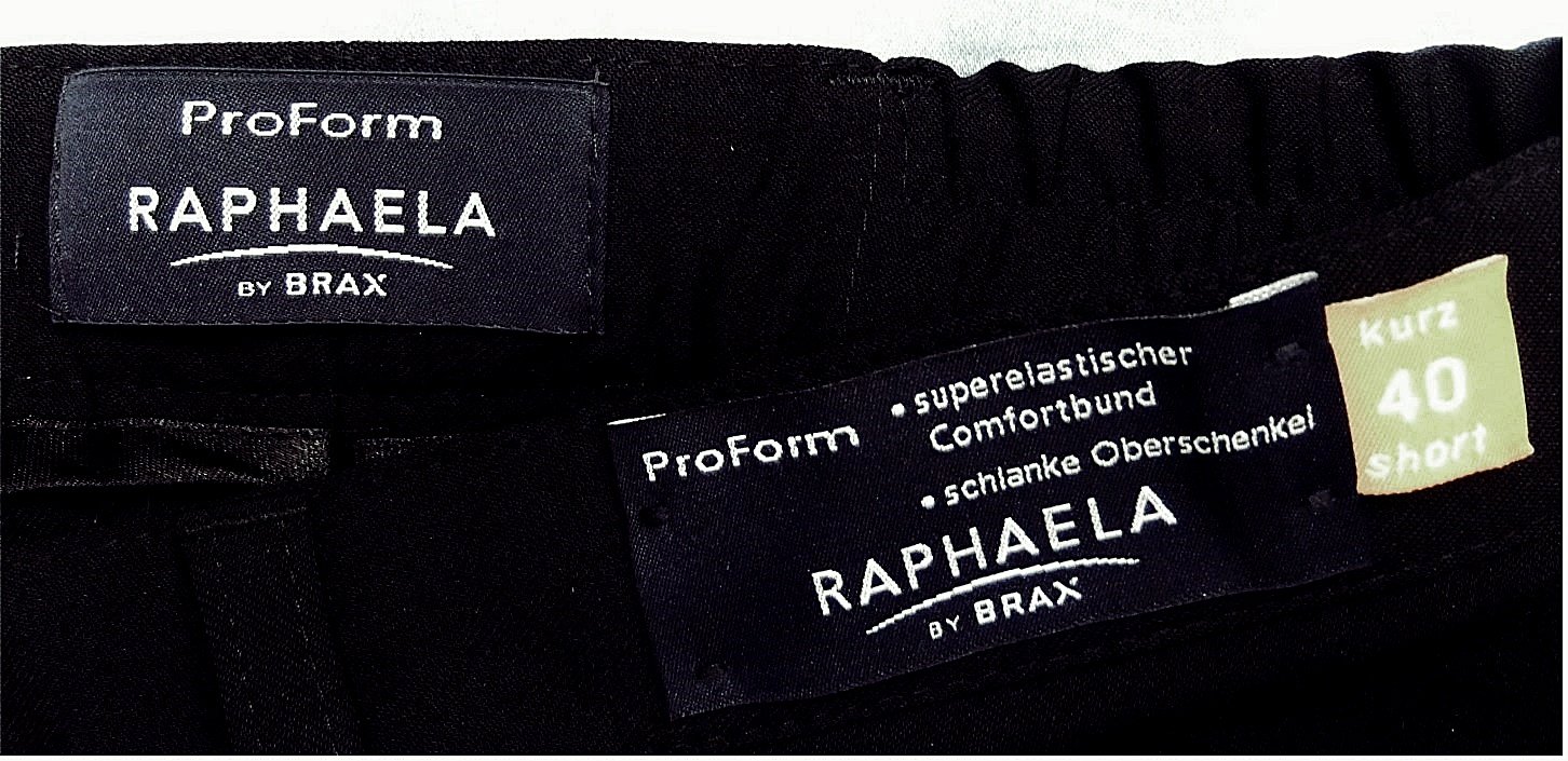 Brax Raphaela Bundfalten-Damen-Hose Proform - schwarz - Größe 40