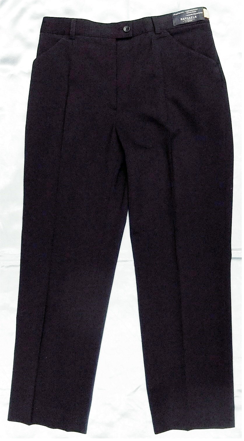 Brax Raphaela Bundfalten-Damen-Hose Proform - schwarz - Größe 40