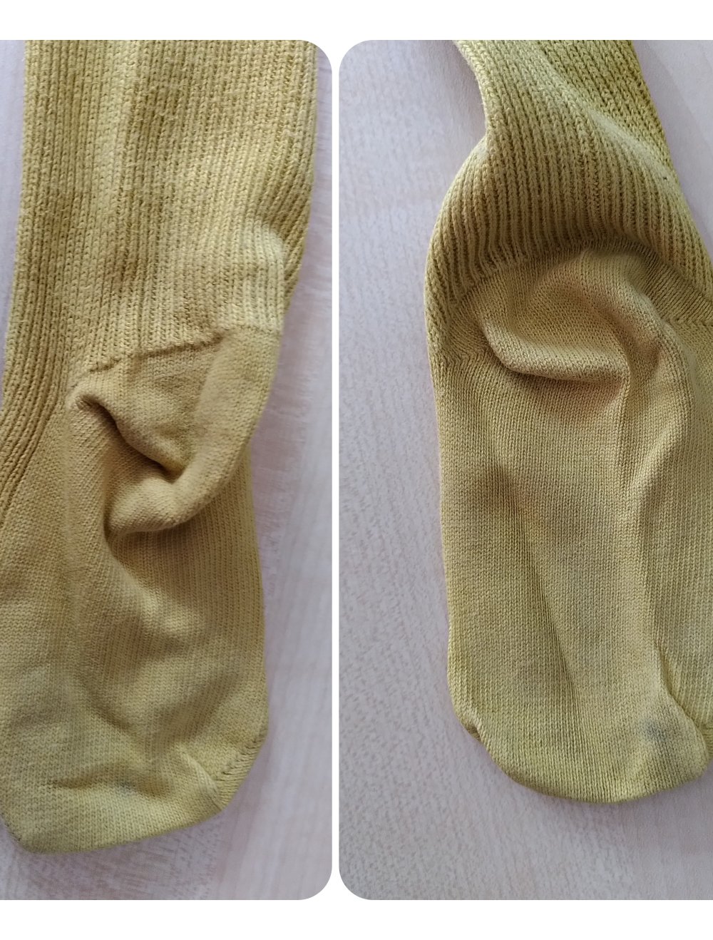Gerippte Hessnatur Baumwollstrumpfhose Gr. 86/92