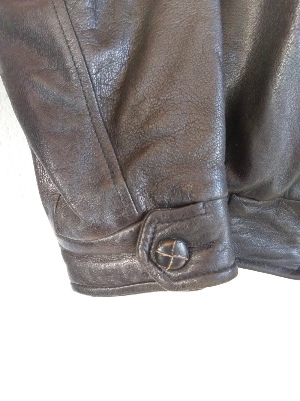 BMW Style Lederjacke/ Lederweste dunkelbraun
