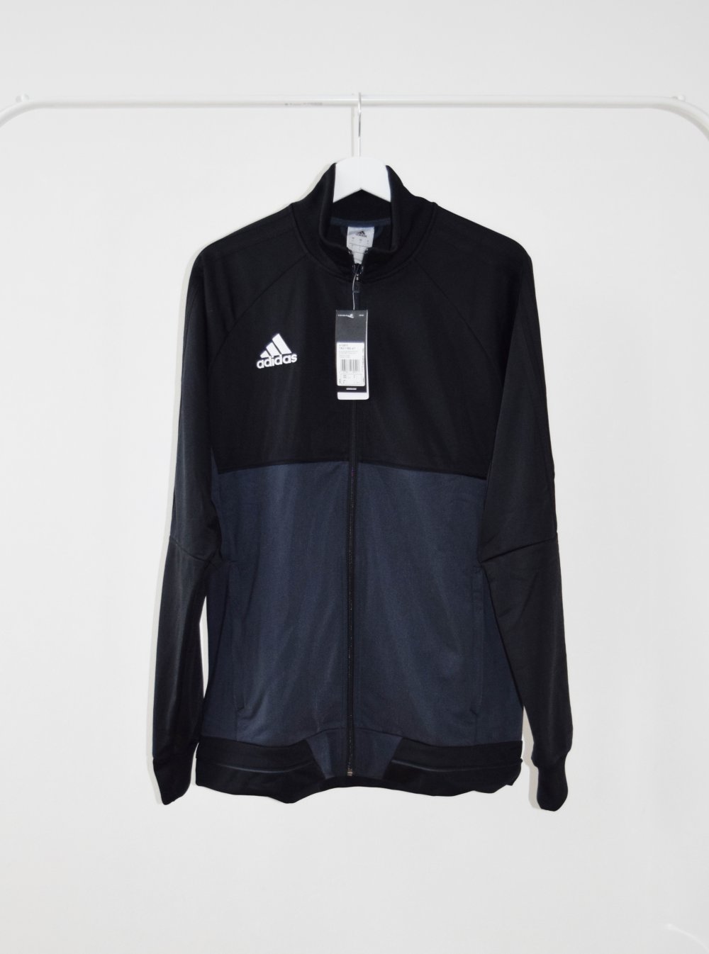 NEU! Grau Schwarze Adidas Herren Tiro 17 Trainingsjacke