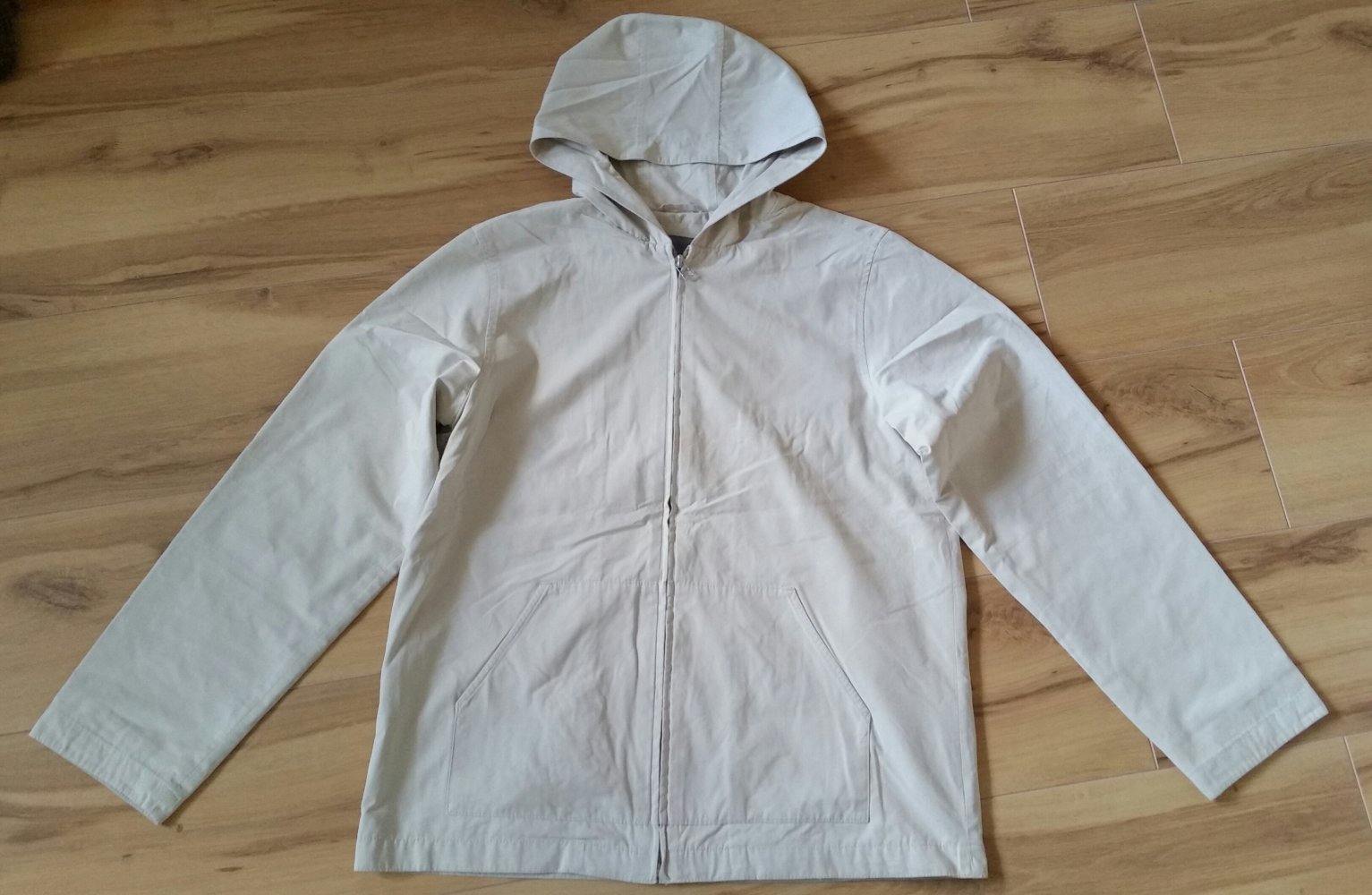 Jacke Freizeit Wandern Trekking Gr. 36 helles beige Montego 