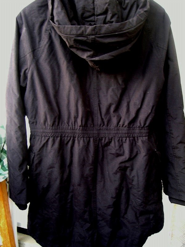 Damen-Übergangs-/Winterjacke Parka schwarz Gr. 40 mit Kapuze B-C Best Collection