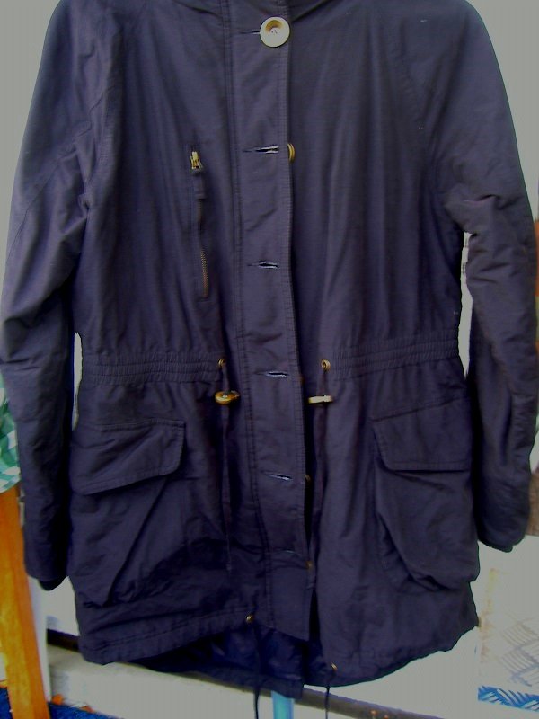 Damen-Übergangs-/Winterjacke Parka schwarz Gr. 40 mit Kapuze B-C Best Collection