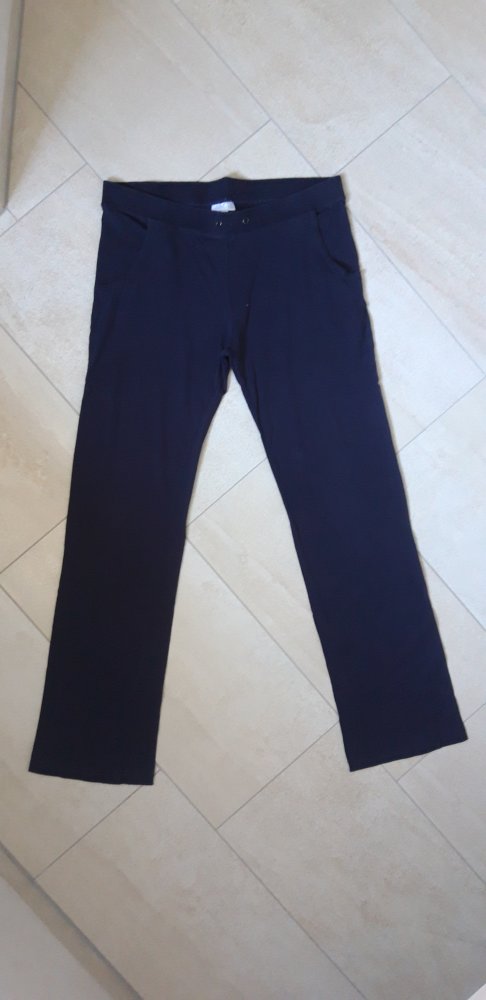 leichte gerade dunkelblaue Jogginghose Vintage 2000er y2k