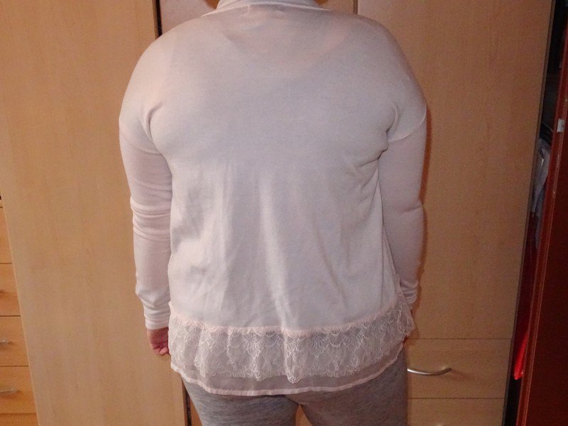 Forever 21 Strickjacke Puderrosa Größe M