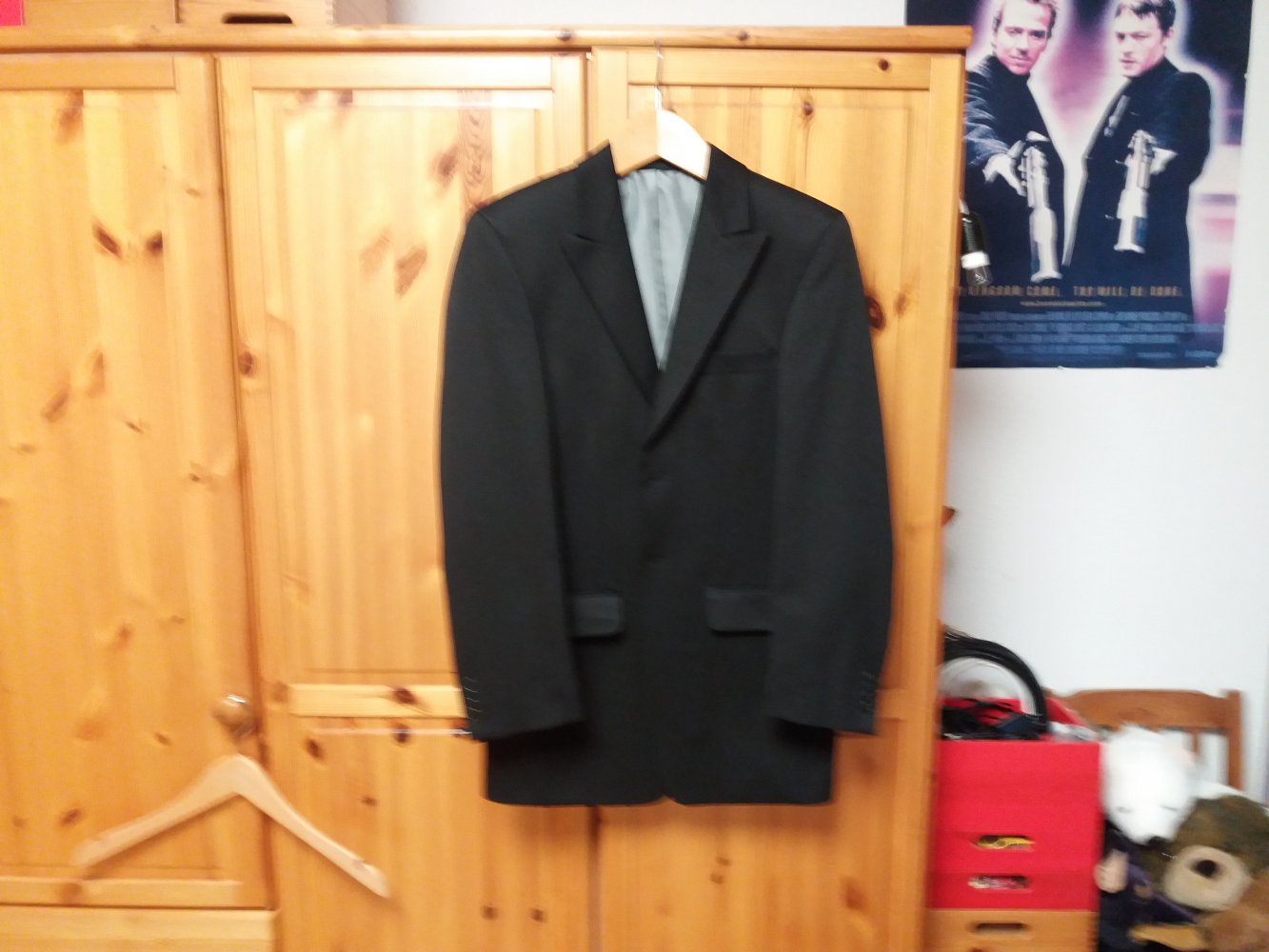 Schwarzes Sakko von john devin Gr. 88 (Juniorengröße!)