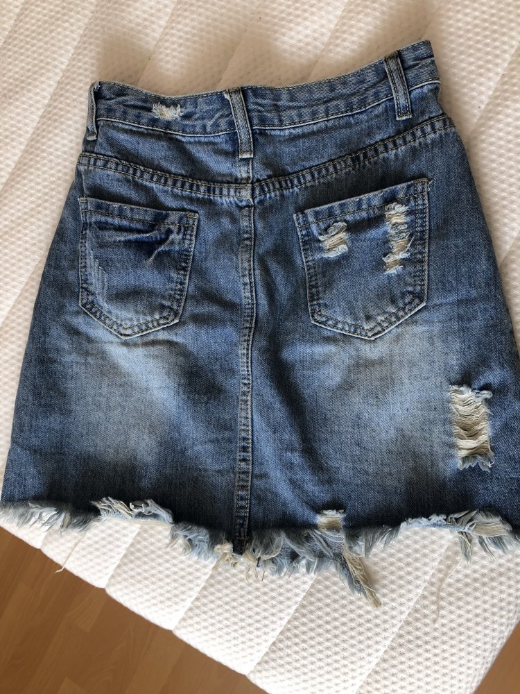 Jeans-Minirock 