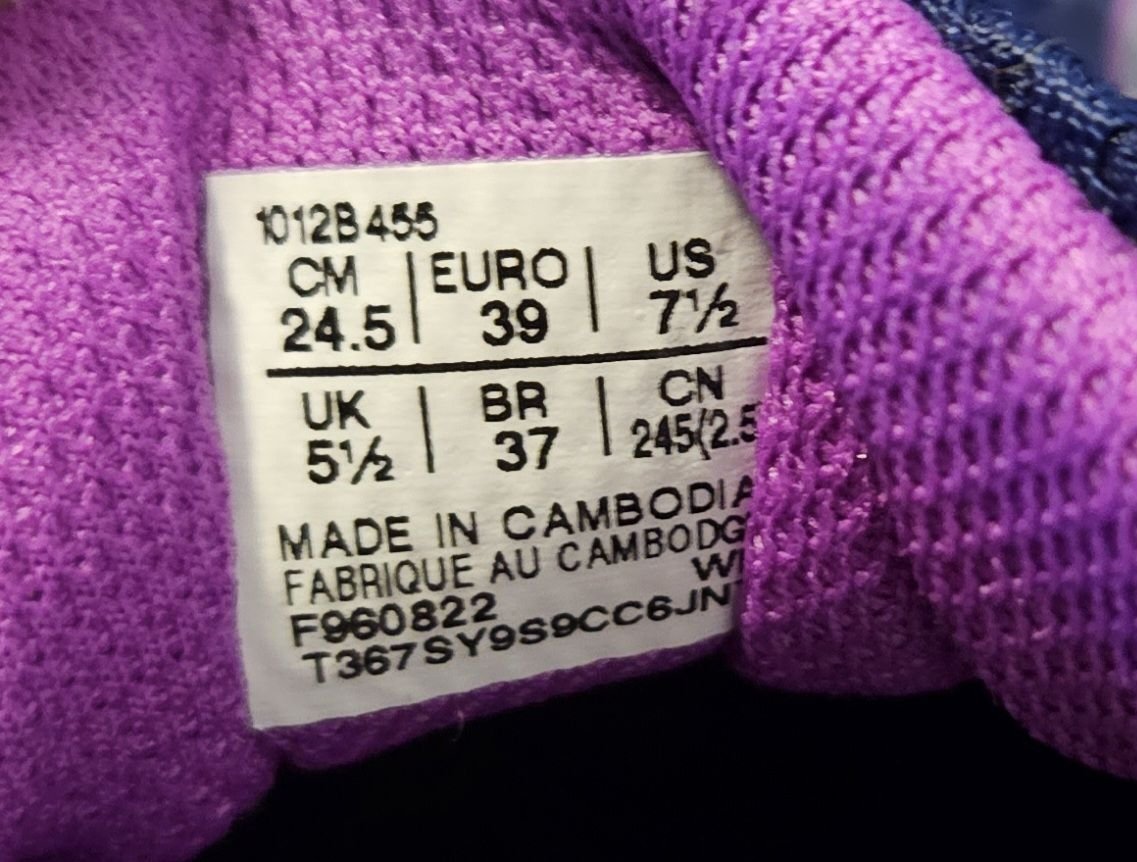 Damen Sportschuh Sneaker Asics GEL-BRAID 2 Gr. 39 blau
